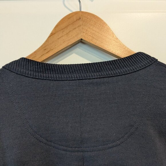 Champion Sweatshirt Men's Medium Navy Blue Fleece Crew Long Sleeve NWT Comfort - Picture 9 of 15